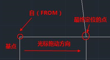 CAD捕捉自FROM命令怎么用