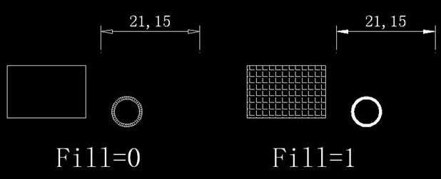 CAD中如何控制填充、文字等各類(lèi)圖形的顯示效果