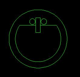 如何用CAD設(shè)計(jì)洗臉盆平面圖