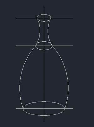CAD繪制一個(gè)簡單的花瓶平面圖的技巧