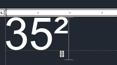 在CAD 中書(shū)寫(xiě)文字怎么加上平方？