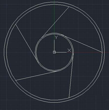 CAD如何繪制輪盤平面圖