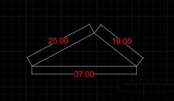 已知邊長(zhǎng)的三角形怎么通過(guò)CAD畫出來(lái)
