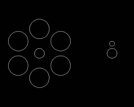 CAD如何繪制艾賓浩斯錯(cuò)覺(jué)圖