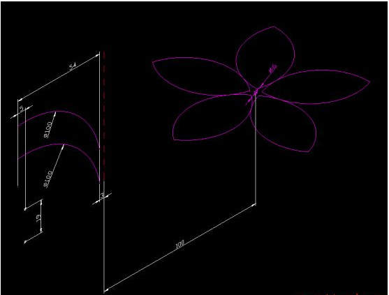 CAD如何設(shè)計花？