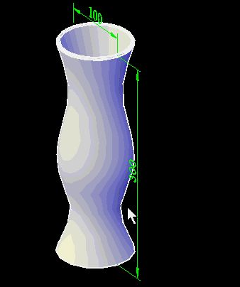 CAD怎樣設(shè)計簡易花瓶
